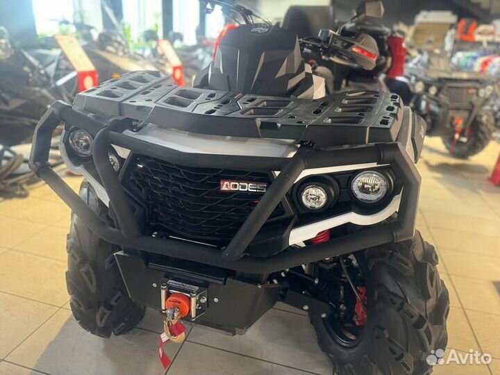 Квадроцикл aodes MAX 1000L PRO защита,кофр,кани-ры