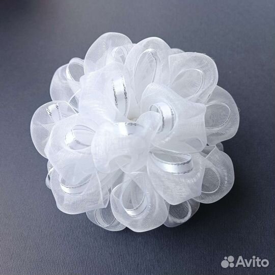 Школьные банты белые