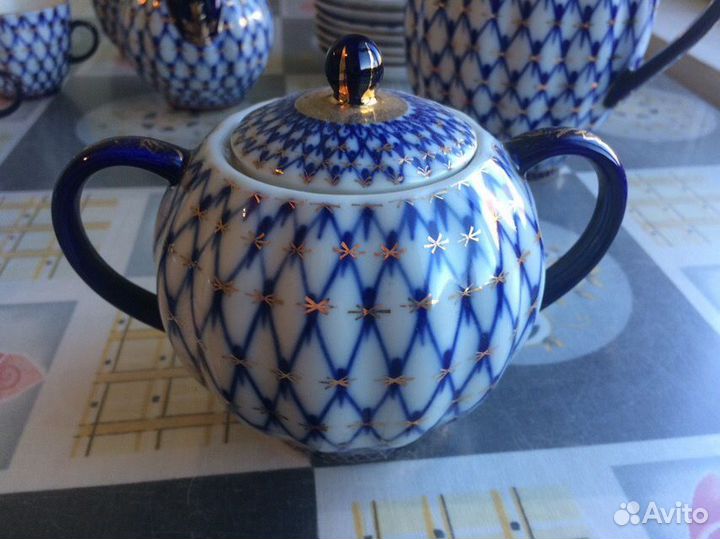 Кофейный сервиз. Фарфор. Лфз. СССР