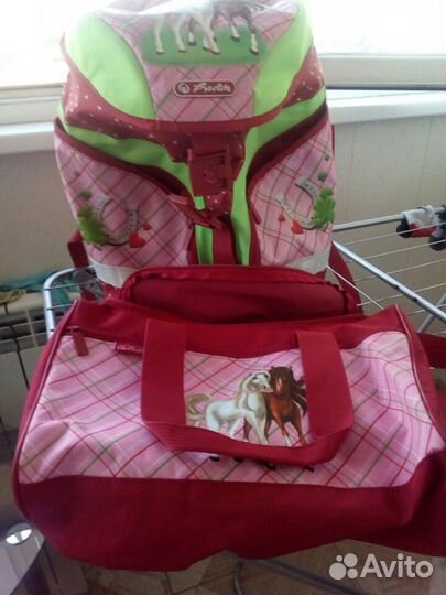 Анатом.школьный рюкзак Heilitz+сумка для сменки+пе