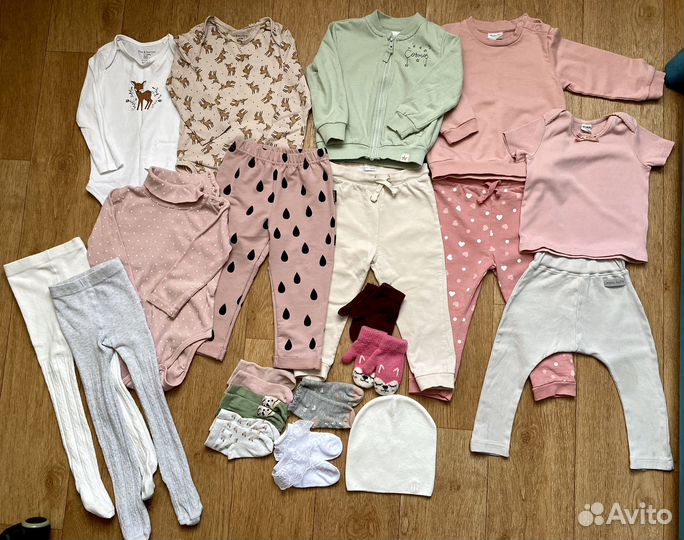 Пакет вещей на девочку 86