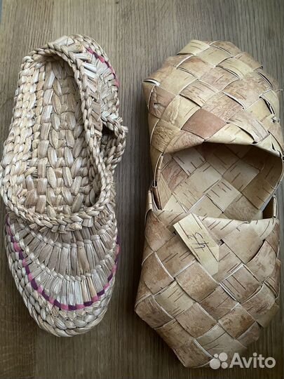 Лапти мужские и женские