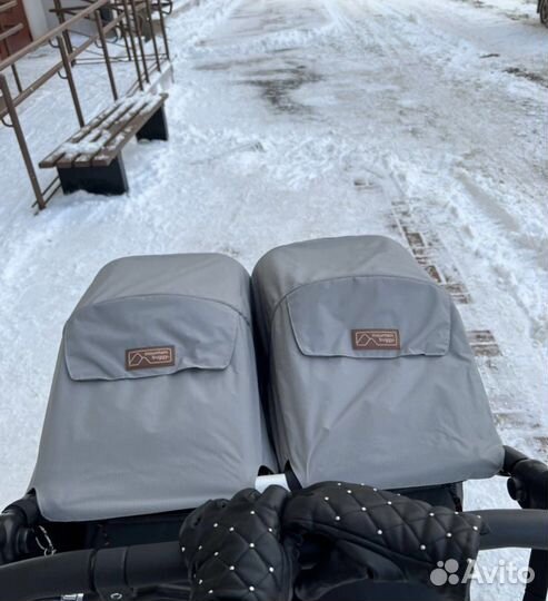 Коляска для двойни mountain buggy duet