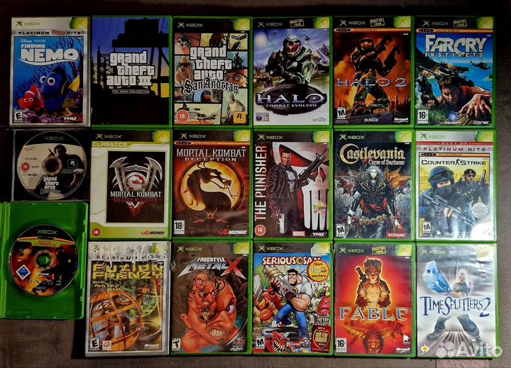 Лицензионные диски Xbox original