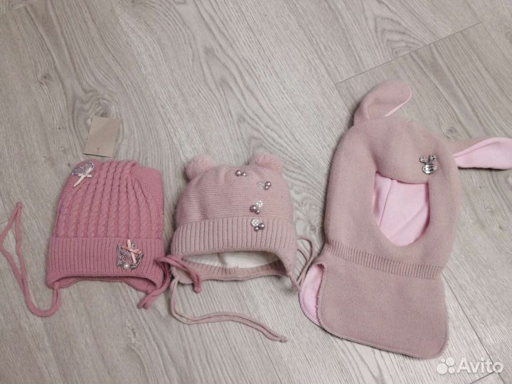 Шапка шлем для девочки