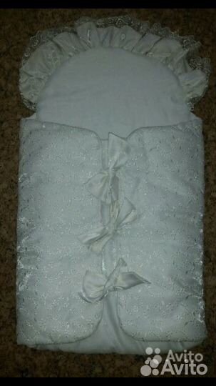 Зимний конверт на выписку