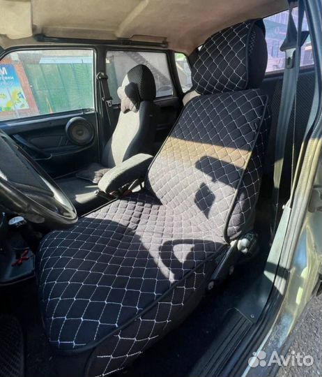 Накидки на сиденья из велюра,льна