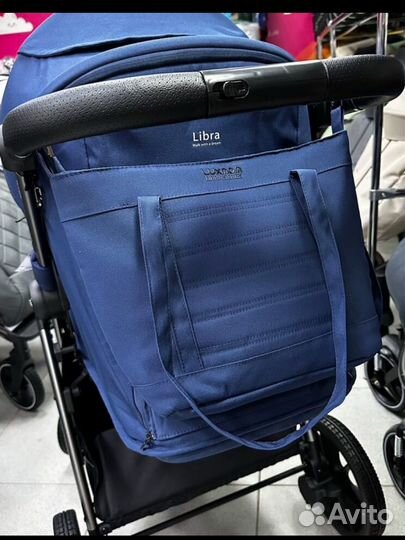 Новая коляска Luxmom 730, Libra (синий )