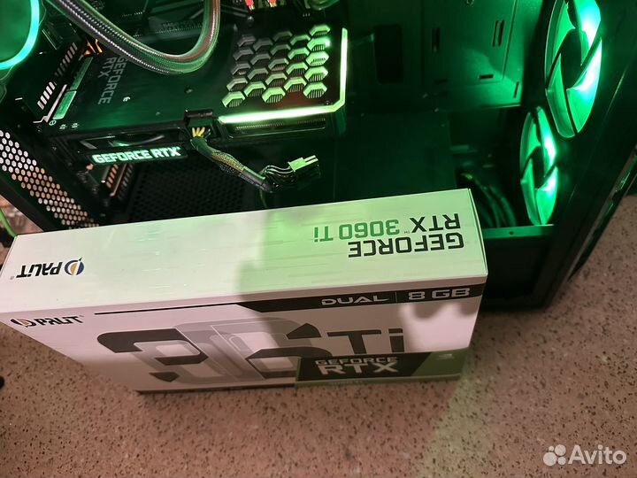 Rtx 3060 ti palit 8gb на пломбе