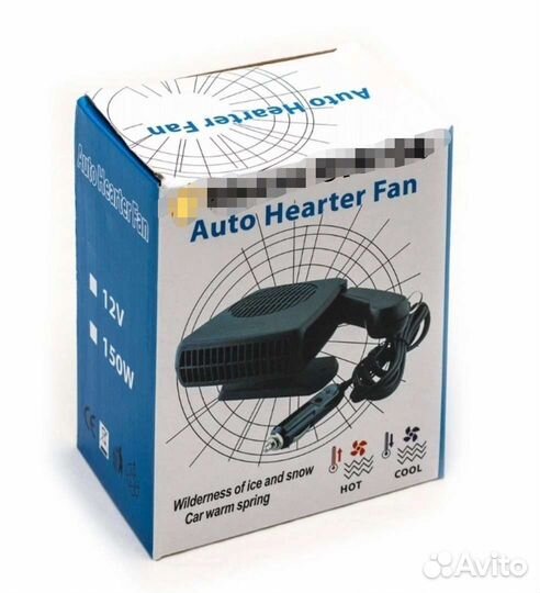 Тепловентилятор для авто