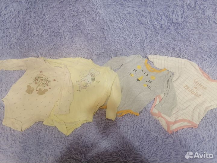Пакетом вещи для девочки 74 80