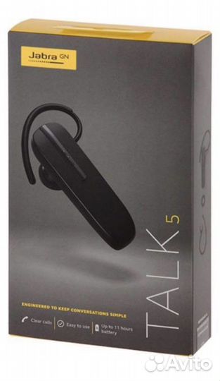 Гарнитура Bluetooth Jabra Talk 5 Black