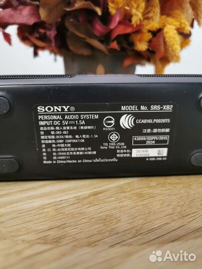 Беспроводная колонка Sony SRS XB2
