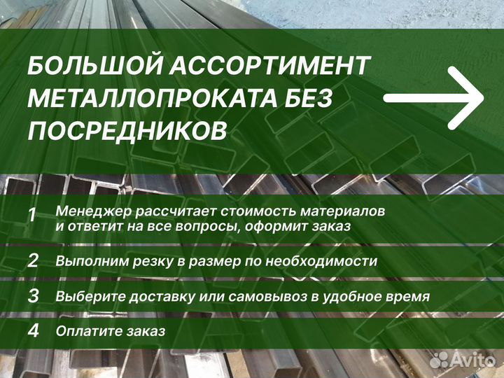 Труба профильная. 40х40. Все размеры. Доставка