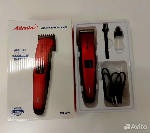 Машинка для стрижки Atlanta ATH-6904 red