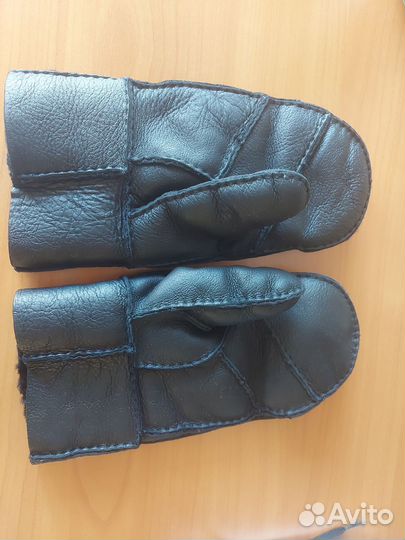 Варежки мужские натуралка