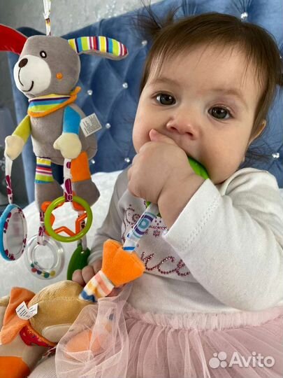 Игрушки погремушки подвесные набор 3 шт