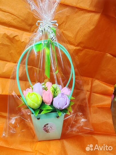 Мыло ручной работы букеты