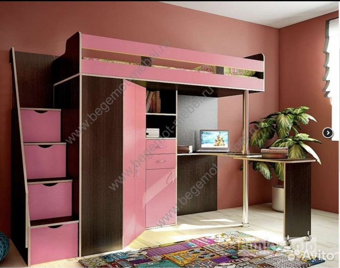 Кровать чердак