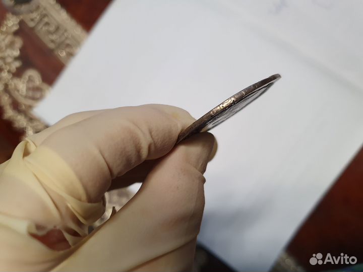 Серебр. монета 1 рубль 1742 г. Елизавета. Оригинал