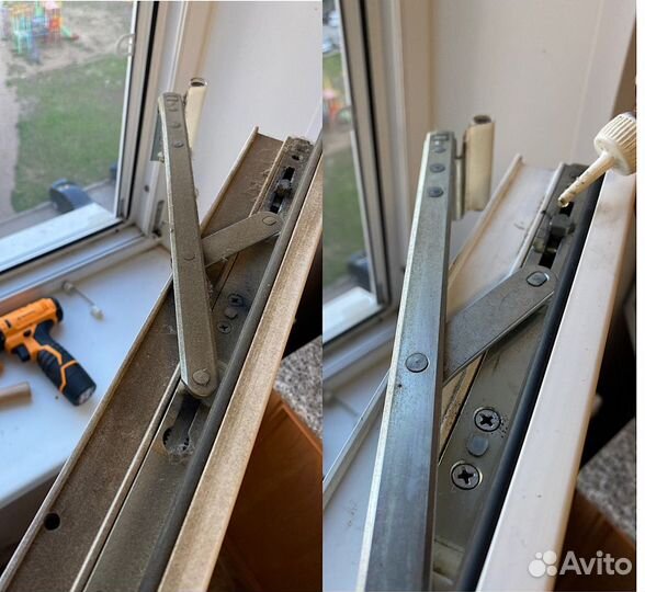 Ремонт пластиковых окон, стеклопакеты, регулировка