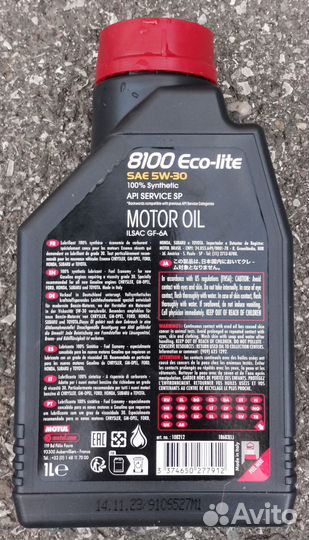 Моторное масло Motul 8100 eco-lite 5w30