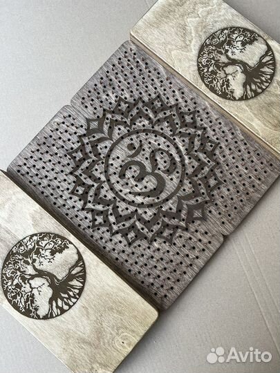 Садху доска медная с медными гвоздями для йоги