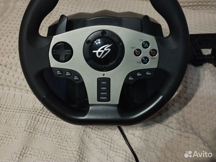 Игровой руль dexp wheelman pro, 900-270