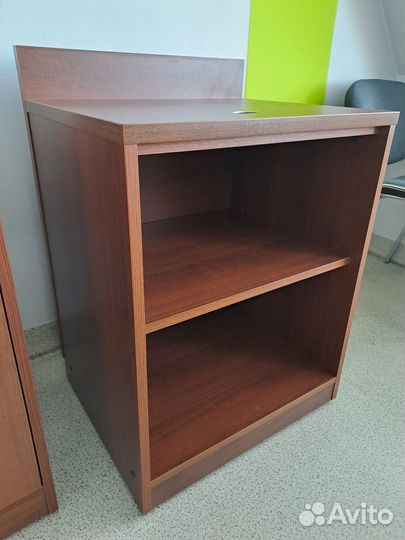 Тумба открытая миланский орех темный 60х52