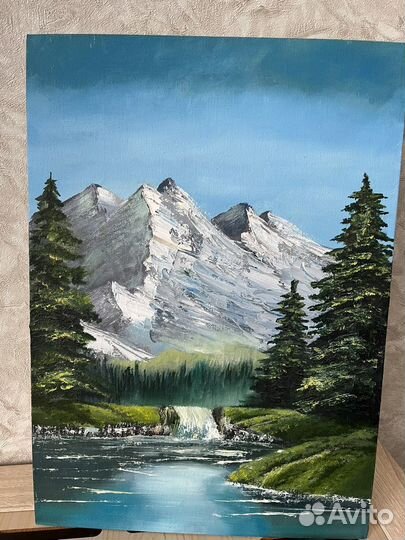 Картина маслом Горы