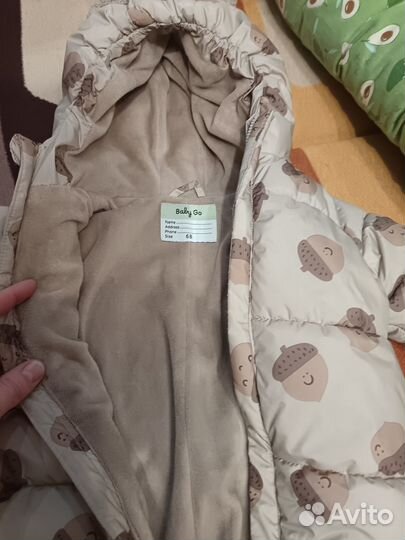 Комбинезон для новорожденного зима