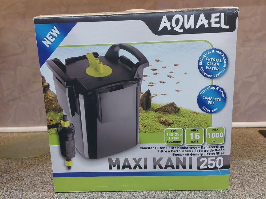 Внешний фильтр aquael maxi kani 250