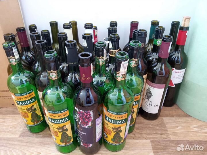 Бутылка стеклянная