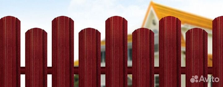 Металлический штакетник 2 сорт с. Завьялово