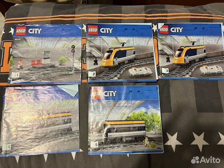 Lego city поезд