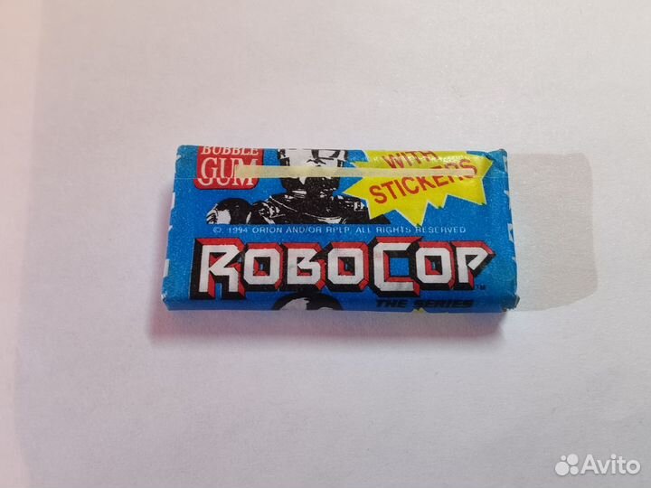 Вкладыши-наклейки Robocop + жвачка