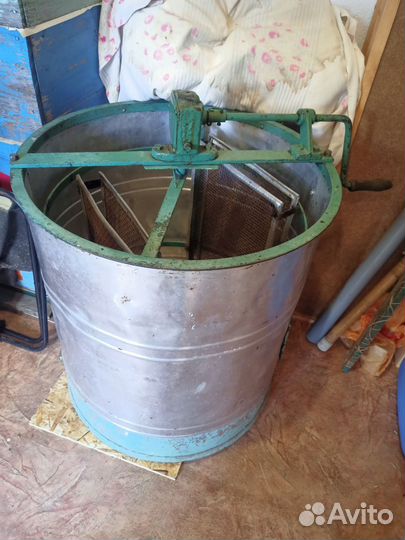 Медогонка двух рамочная алюминиевая