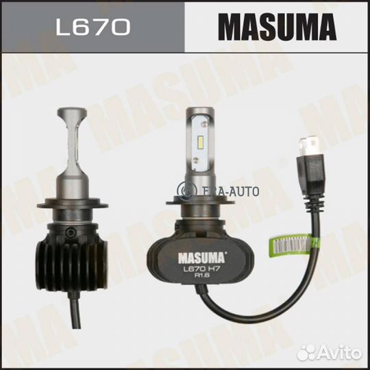 Masuma L670 Лампы светодиодные LED H7 6000K 4000Lm