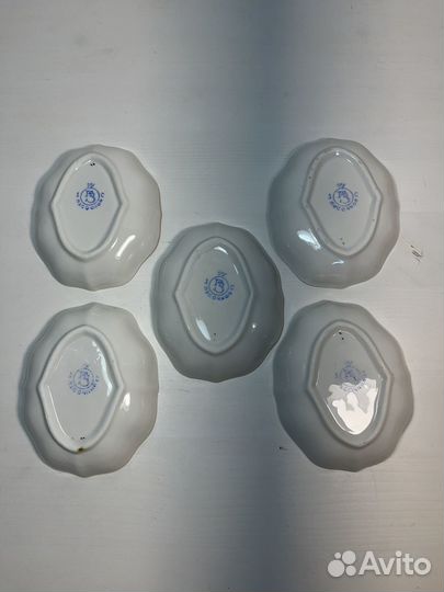 Набор для варенья, костяной фарфор Песочное 1955 г