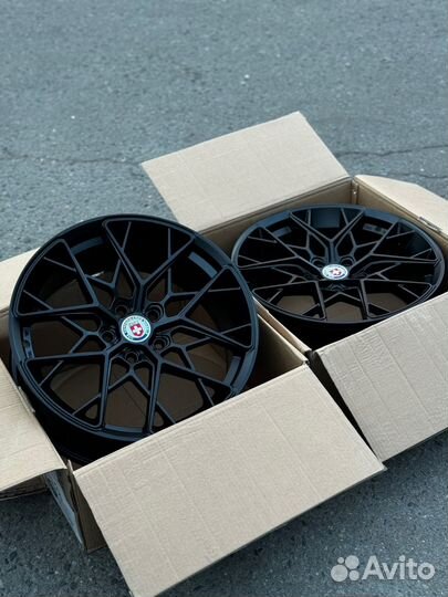 Диски r17 5x112 HRE FF10 Черный матовый