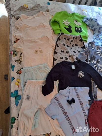 Одежда пакетом на мальчика до 1 года, hm, reima