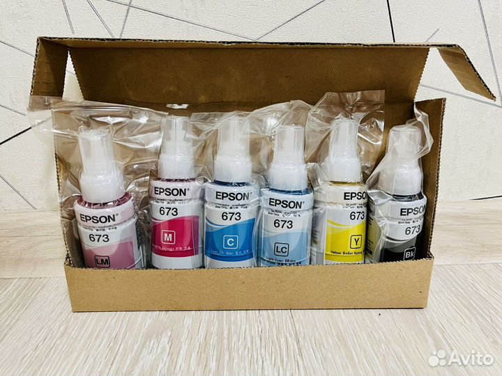 Чернила для Epson оригинальные комплект