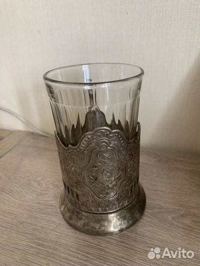 Подстаканник СССР космос мельхиор