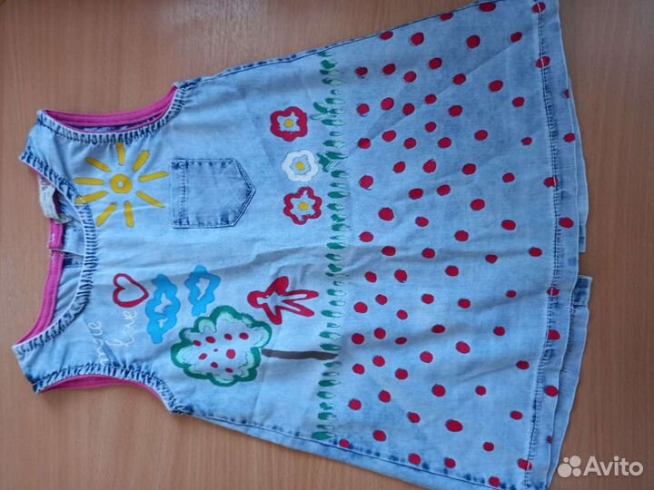 Джинсовое платье