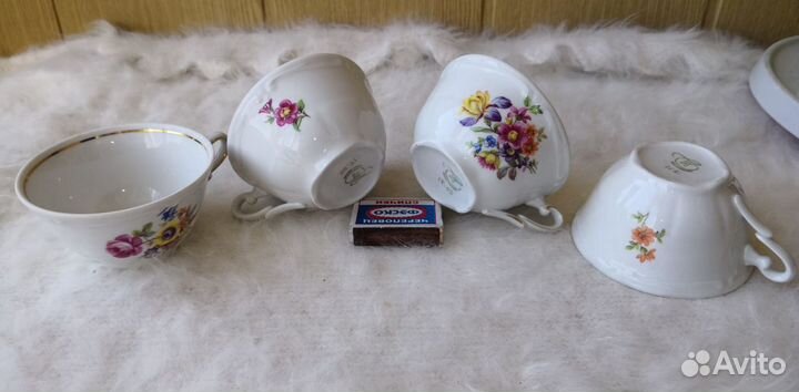 Чашка GDR, дз Дулево,сервиз лфз, ваза богемия