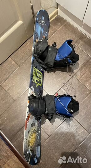 Сноуборд детский, рост 130-145, ботинки 37-39