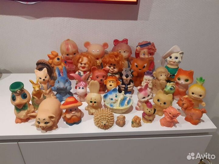 Резиновые игрушки СССР