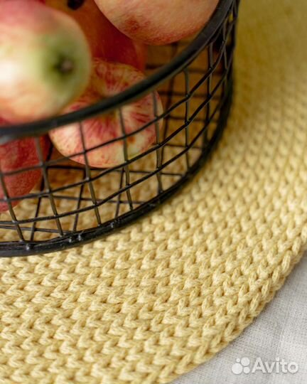 Салфетки на стол круглые