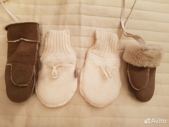 Варежки детские 6мес-2,5 года