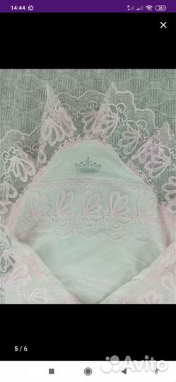 Конверт на выписку для девочки зима